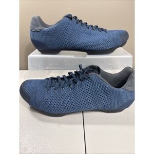 Giro Republic R Knit Road Cycling Shoes Men US 9.5 Blue 4 Bolt EU 43 UK 8.5 EUC